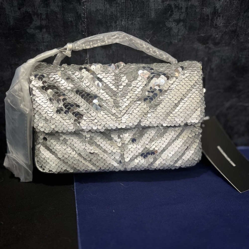 Silver Sequin Women's Bag